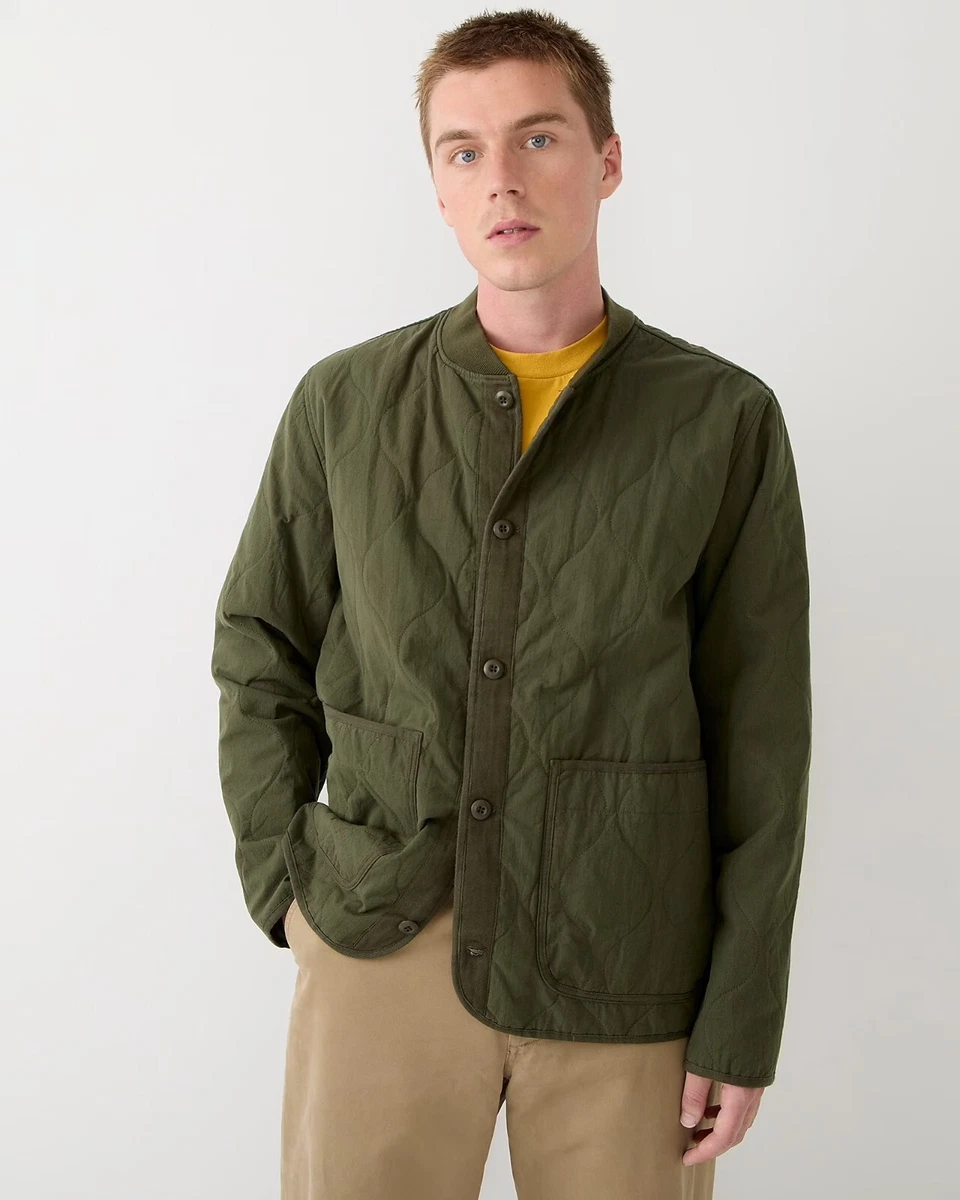 J crew deals olive jacket