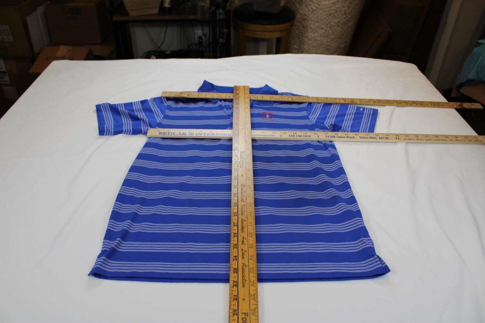 Child Size XL Nike Golf Polo Harbour Town Lighthouse Blue