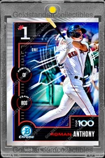 Roman Anthony RARE ROOKIE REFRACTOR INVESTMENT CARD SSP BOWMAN CHROME ROY MINT