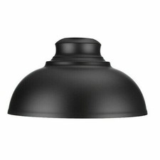 Retro Lampenschirm Schwarz Metall Hängelampenschirm Deckenleuchte Schirm E27