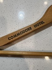 Vintage COMMODORE HOTEL CLEVELAND OHIO Hollywood Regency Coat Clothes Hanger