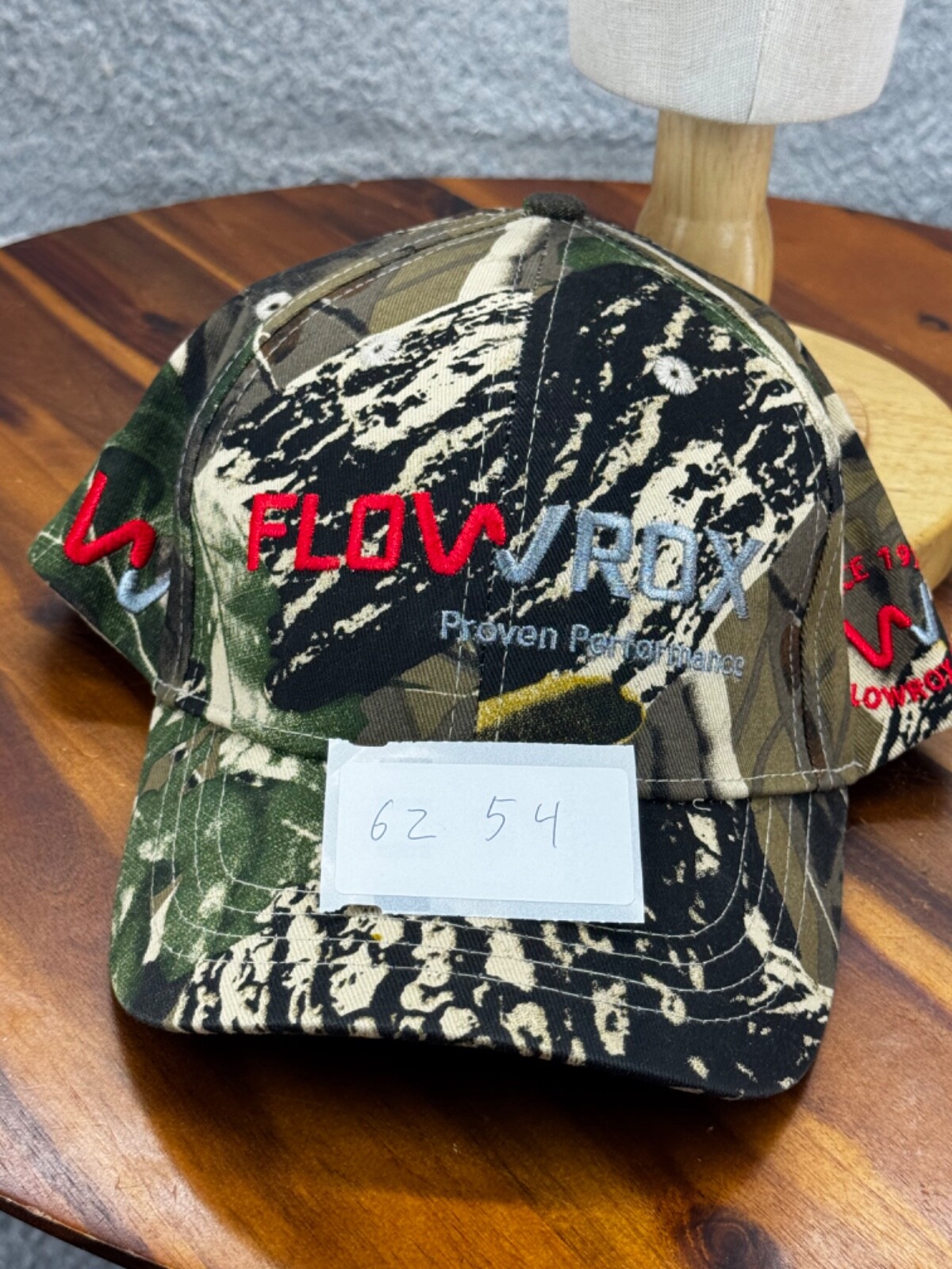 Camo Flowrox Proven Performance Hat Adjustable Ba… - image 8