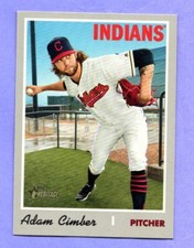 2019 Topps Heritage #605   Adam Cimber  Cleveland Indians