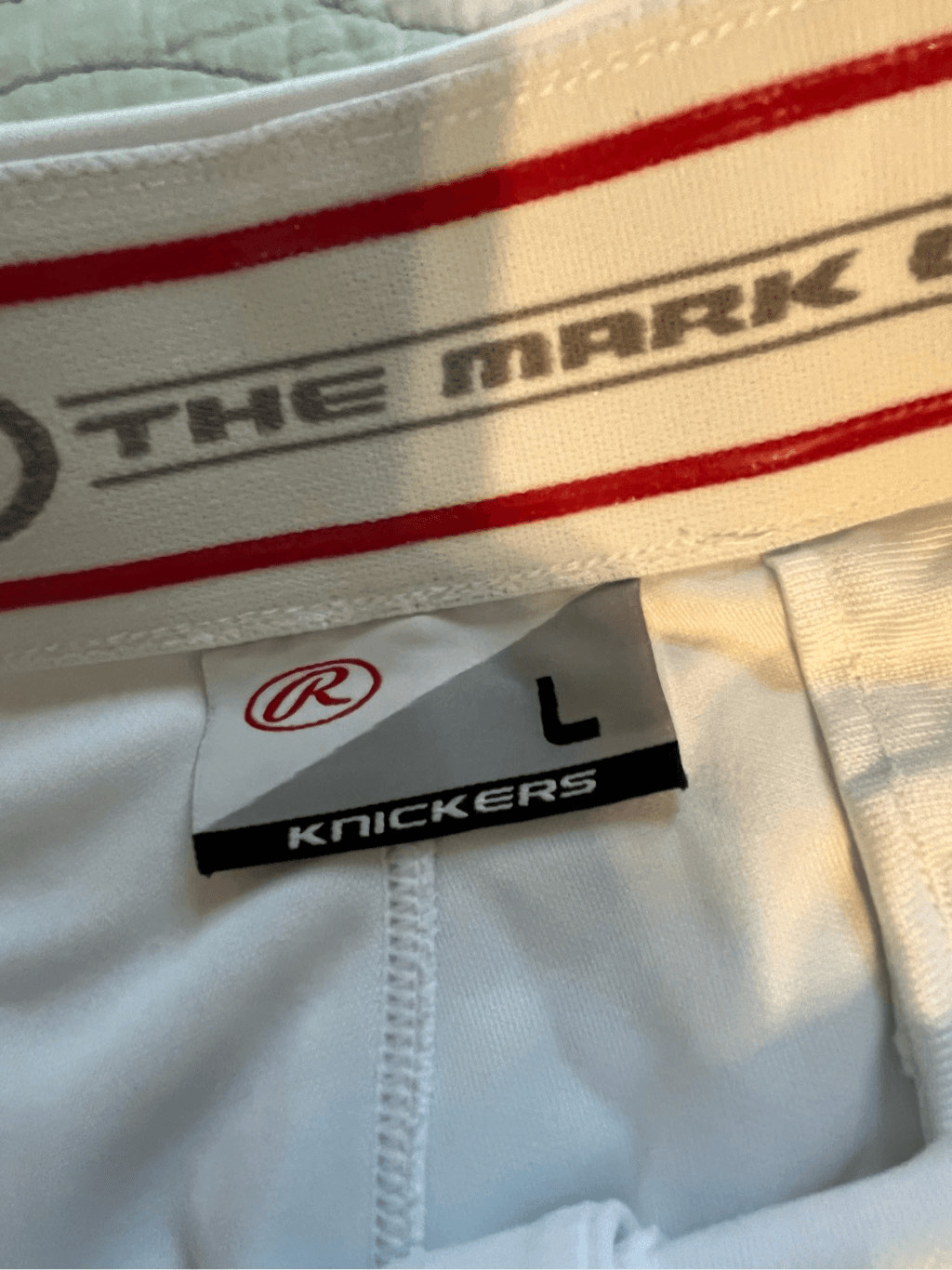 Rawlings white baseball knickers - image 5