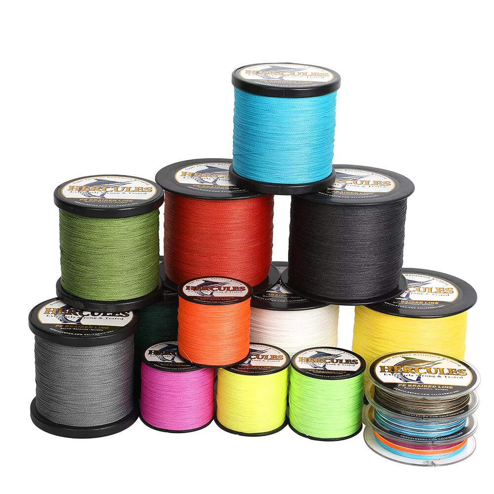 HERCULES 80 lb Test Strong PE Weave Braided Fishing Line Saltwater