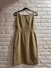 PRADA Vintage Re-Nylon Sleeveless Beige Dress, Women Size 6 (M)