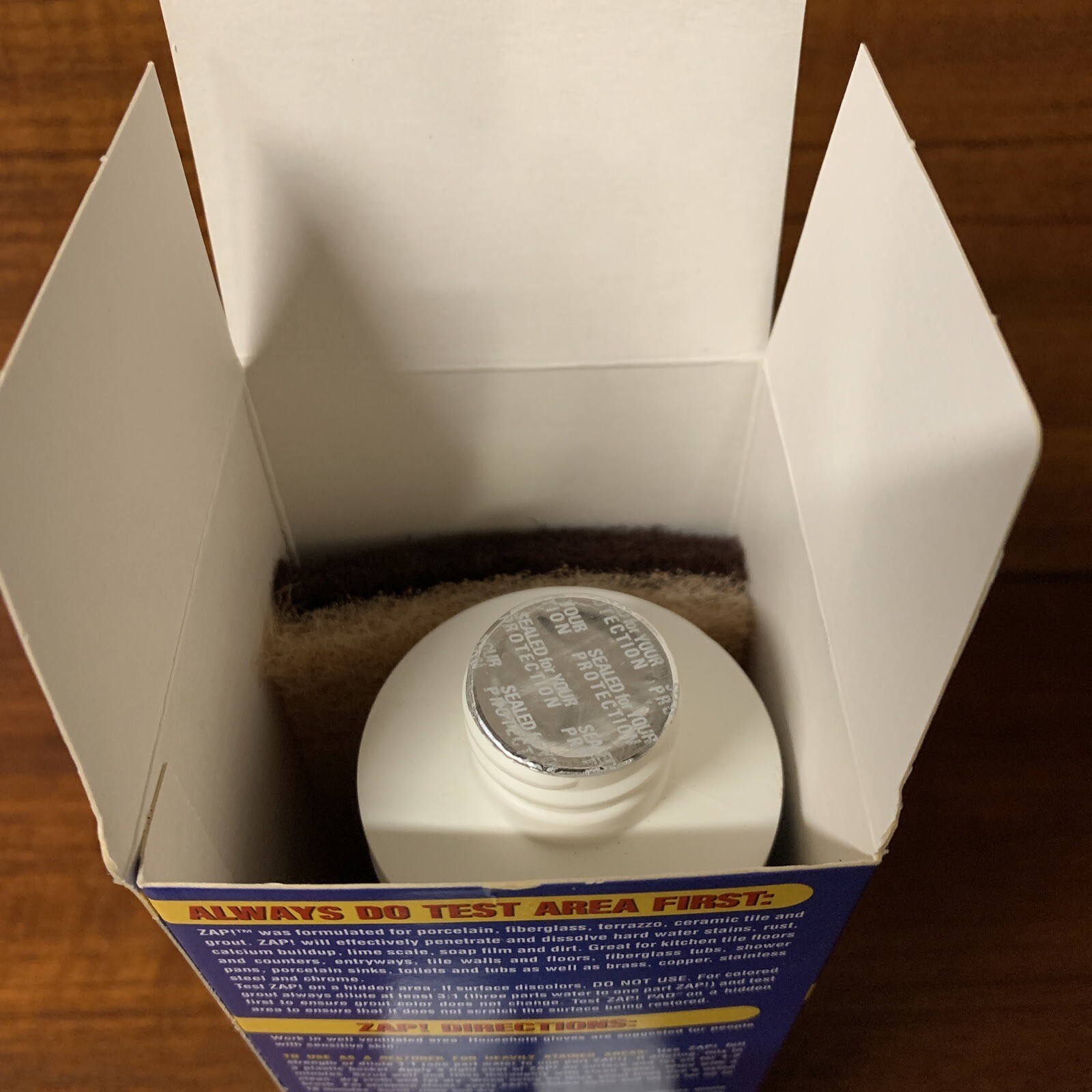 Zap Professional Restorer Cleaner Concentrate 12oz Tile Grout Porcelain