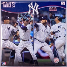 New York Yankees ● Collectible 2013 Wall Calendar by Turner [Sealed]