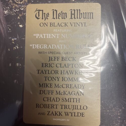 Ozzy Osbourne Patient Number 9 Exclusive Black Colored Vinyl 2LP - Picture 2 of 5