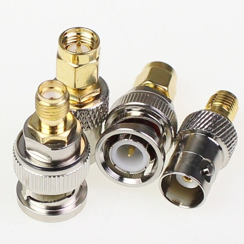 4/8PCS BNC to SMA Type Male Female RF Connector Adapter Test Converter Kit - Picture 2 of 6