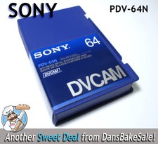 Sony PDV-64N 64 Minute DVCAM Videocassette