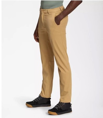 The North face Mens Fitted Standard Tapered Pants Antelope Tan Size 34 - Reg NWT
