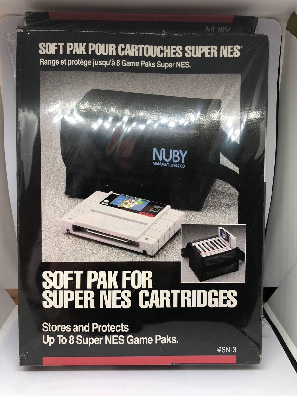 Nuby Soft Pak per Cartucce SNES: Protezione Anti-Polvere e Urti