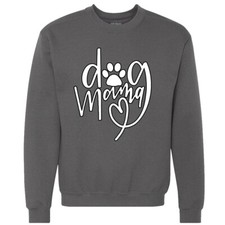 Dog Mama Crewneck Sweatshirt Funny Cute Dog Pets Owner Furry friends family love