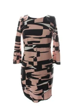Inc International Concepts Blush Geo Print Sheath Dress XS