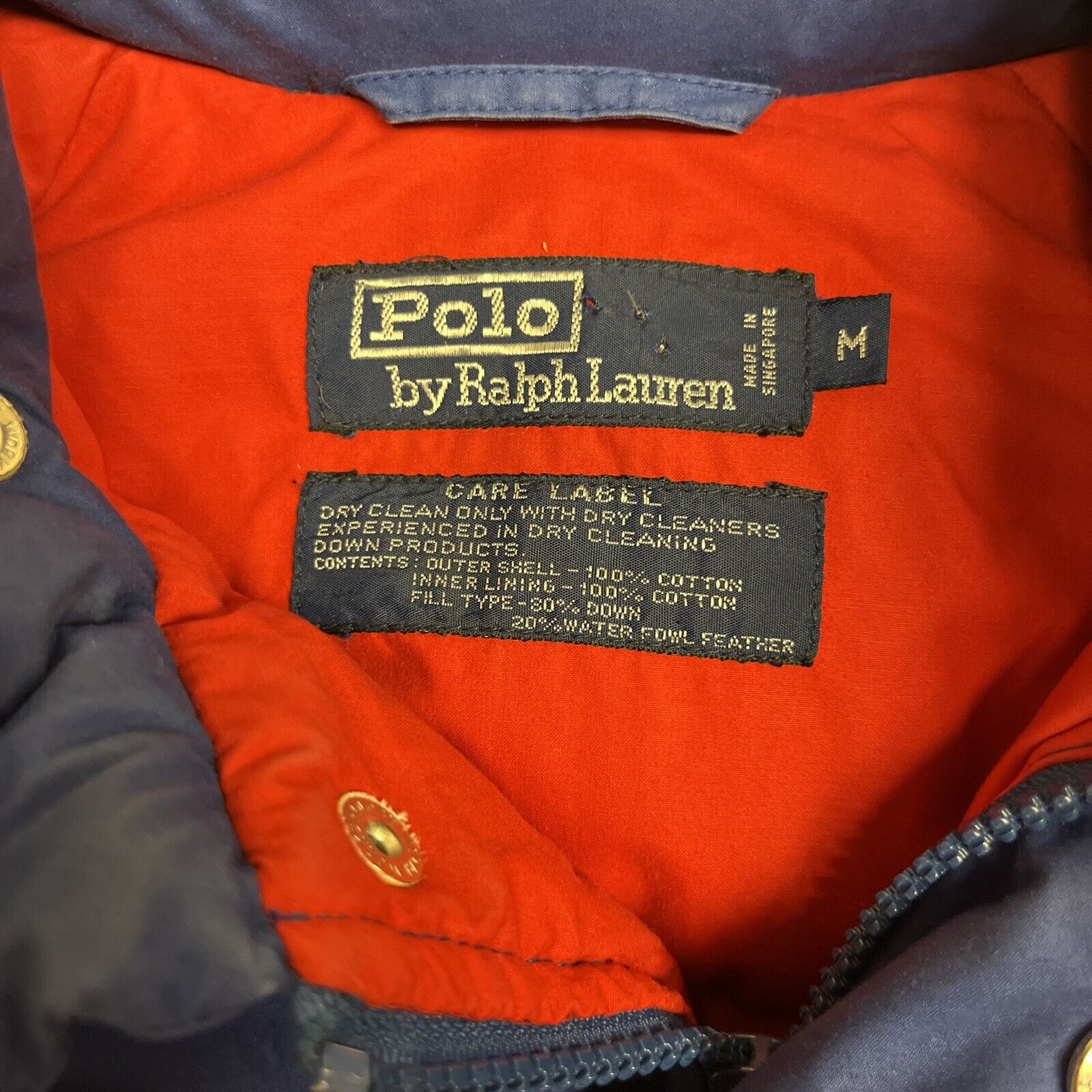 VTG 90s POLO USA Ralph Lauren Ski Puffer Down Jac… - image 4