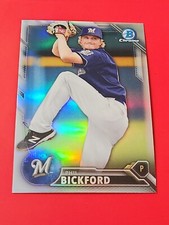 Phil Bickford 2016 Bowman Chrome Draft Refractor ,#BDC-189 ,Milwaukee Brewers
