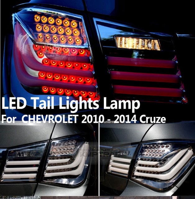 BMW Style Rear Trunk LED Tail Light Lamps Black For CHEVROLET 2010