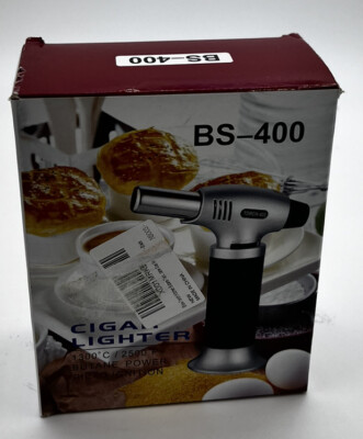cigarette lighter cooking appliances Culinary Butane Cooking Torch BS-400 Adjustable Flame Baking BBQ - Cigar  Lighter