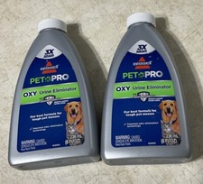 Lot Of 2 BISSELL Professional Pet Urine Eliminator  OXY 8 oz each Scotchgard