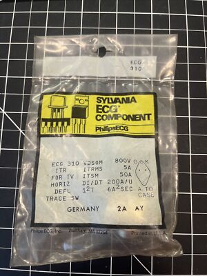 ECG310 - INTEGRATED THYRISTOR  AND RECTIFIER (ITR) TV HORIZ DELF TRACE SW - NOS 
