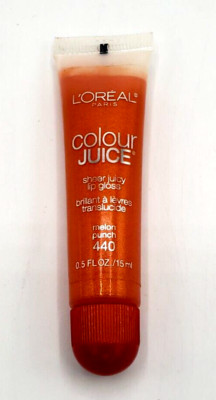 NEW L'Oréal Colour Juice Sheer Juicy Lip Gloss - 440 MELON PUNCH