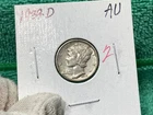 1939 D MERCURY HEAD DIME ALMOST UNCIRCULATED