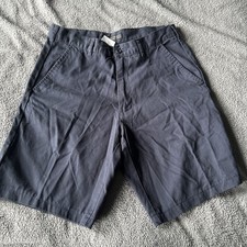 Authentic clothing company Canvas Shorts Men's 32 Navy blue