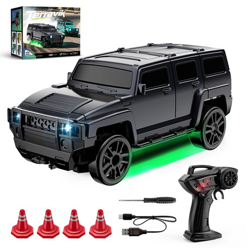 1/64 4WD RC Drift Car KF20 Mini Desktop Auto da Corsa 2.4G Telecomando Giocattoli - Foto 12 di 15