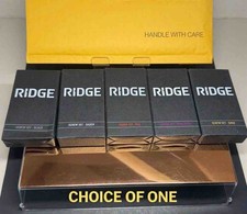 RIDGE WALLET  AVAILABLE PVD SCREWS CHOICES: BLACK -GOLD-IRIDESCENT-SILVER-RED 