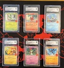 McDonald's 2025 Japan Promo Full Set of 6 Graded CGC 9 & 10 - Includes Pikachu