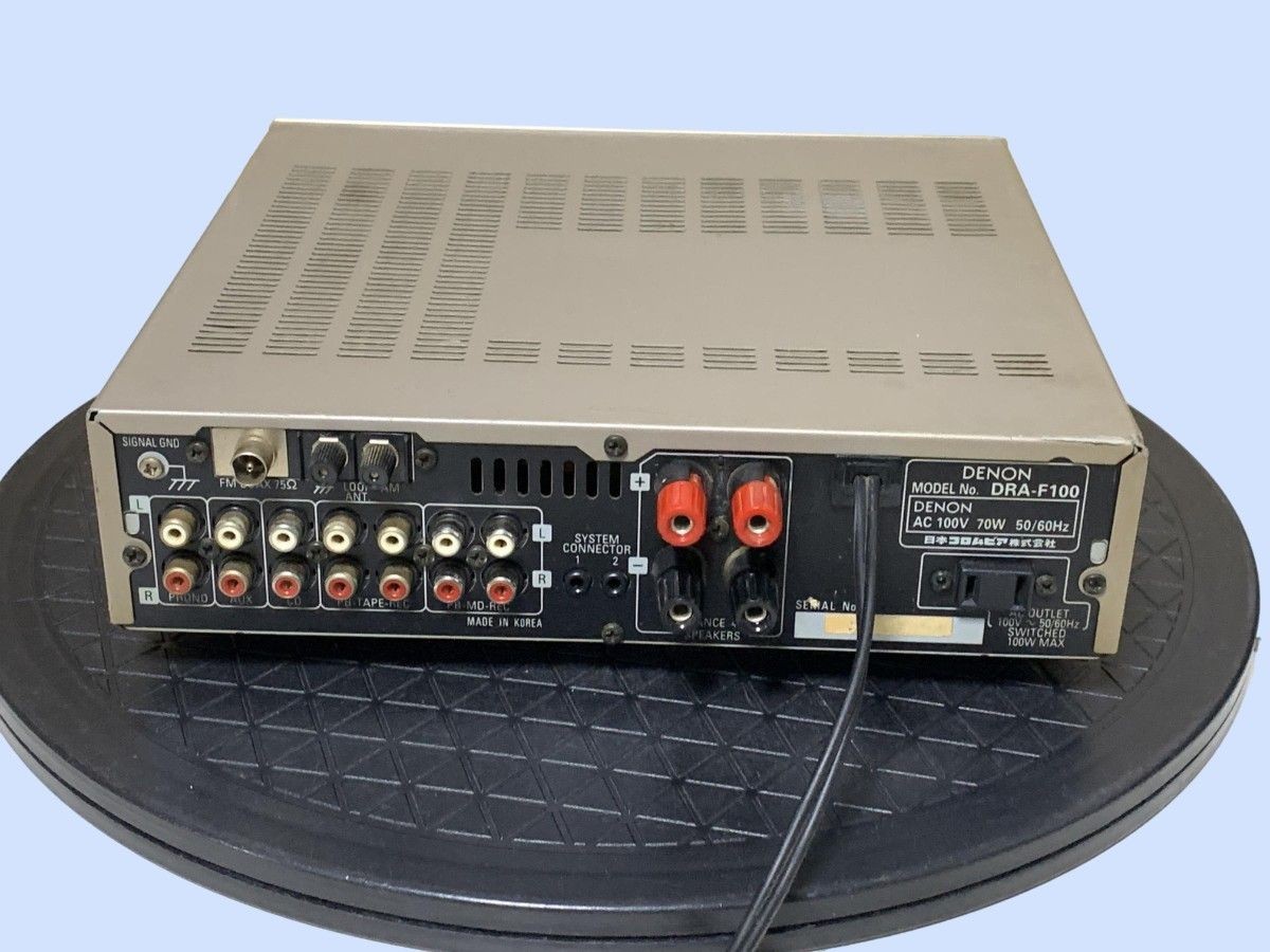 Used Denon DRA-F100 AM FM Stereo Receiver Personal Component