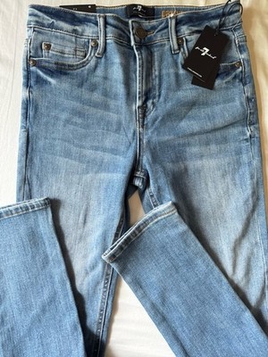 7 For All Mankind Paxtyn Skinny Jeans Luxe Sport x Stretch Tek Size 10 kids 