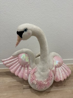 Vintage BARBIE Swan Lake Plush Odette SWAN 2003 MATTEL Stuffed Toy BIG Rare 21 