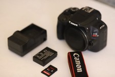 Canon EOS Rebel SL1 18MP DSLR Body Battery Charger 64GB SD Card Tested