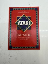 Vintage Atari Video Game Computer System Catalog 49 Game Program Cartridges