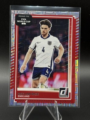 Declan Rice 2025-26 Panini Donruss Road to World Cup Maze Holo Prizm 