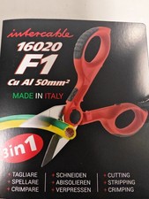 INTERCABLE FORBICI DA ELETTRICISTA INTERCABLE 16020- F1    3 in 1.