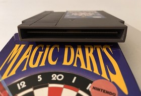 MAGIC DARTS NINTENDO NES Tested WORKING Original Box Video Game  Case