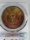 1898-O VIBRANT FIREBALL 🔥 REVERSE TONING MORGAN SILVER DOLLAR MS-64 PCGS 💎