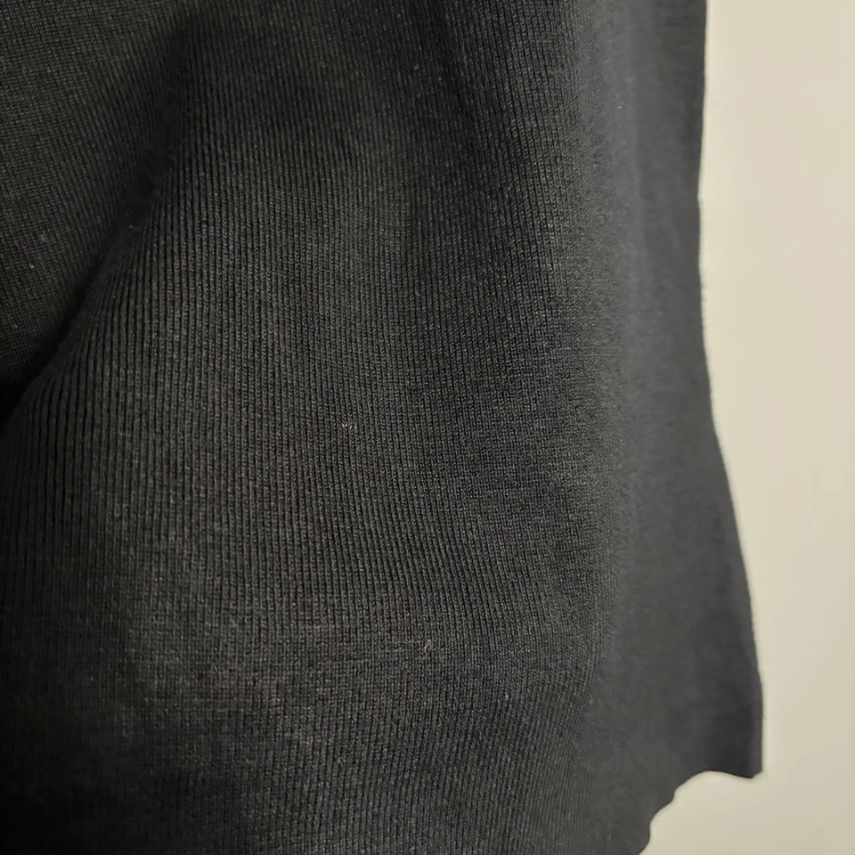 Camiseta sin mangas Joseph A vintage años 90 mezcla de seda para mujer cuello alto negra S Foto 4 de 4