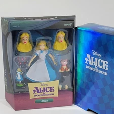 Super7 Disney Alice in Wonderland Ultimates Alice Action Figure w/ Accessories