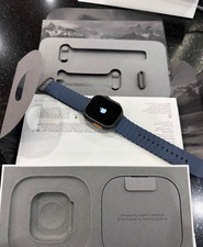 Apple Watch Ultra 3 Titanium 49mm Blue Silicone Band GPS