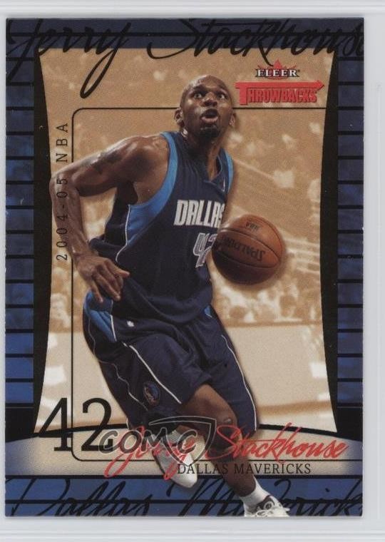 2004-05 Fleer Throwbacks Jerry Stackhouse #65 05v0