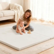 Baby Play Mat for Floor 1.4" Thick Memory Foam 50x50 Playpen Mat for 50" 50"