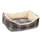 Aumüller Plush Sofa Scotland Brown 60 cm Washable Dog Bed Sofa