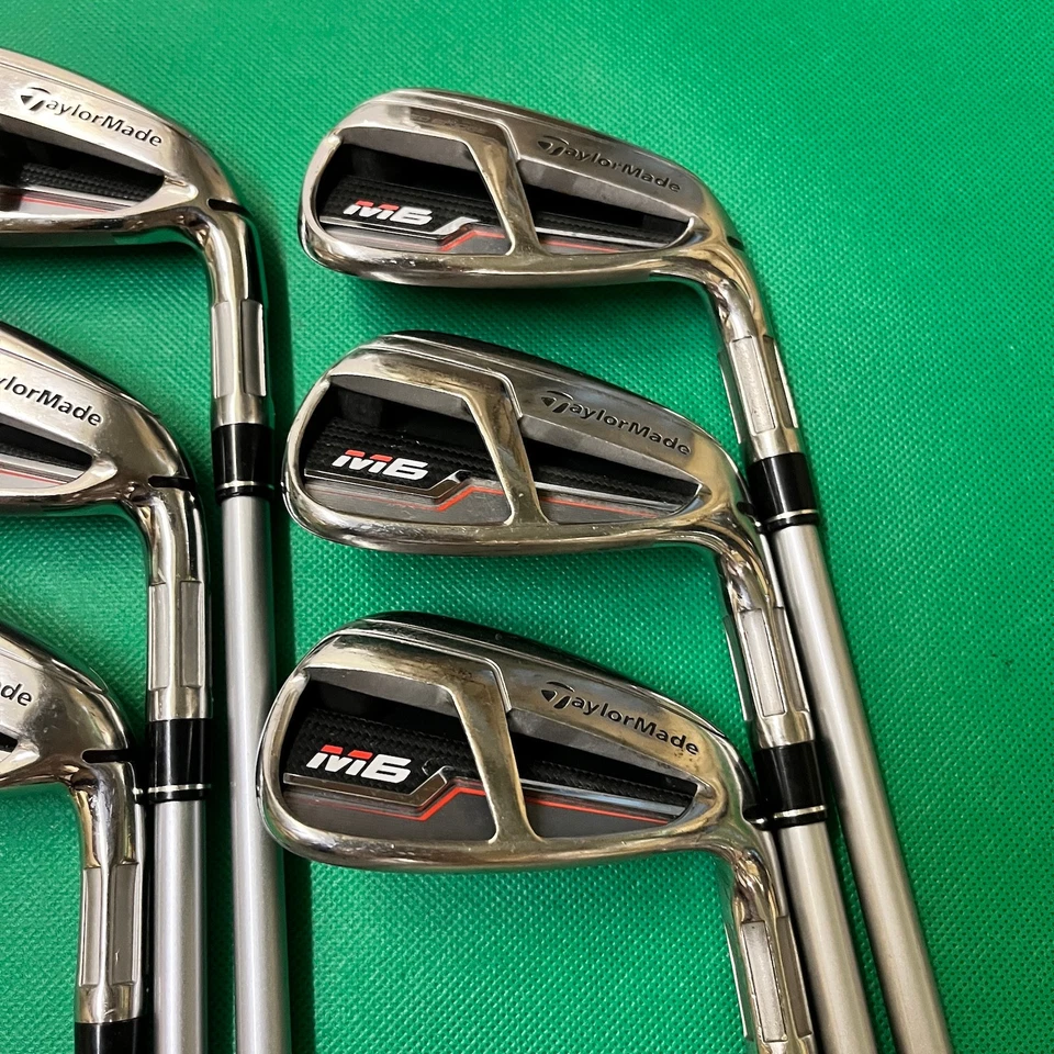 TaylorMade M6 Iron Set 6pcs 5-Pw Flex S Stiff Fubuki TM6 Golf Clubs - Image 4 of 4