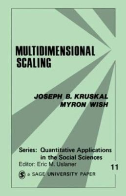 Multidimensional Scaling Paperback Joseph B., Wish, Myron Kruskal