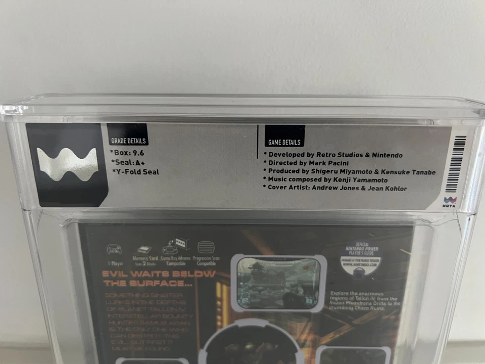 Metroid Prime (Nintendo GameCube) WATA 9.6 A+ New Sealed Graded Wavebird K-Mart! - Image 3 of 4