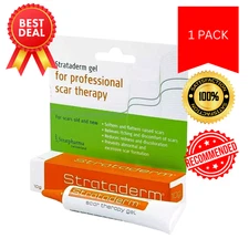 1 X Tube Strataderm Scar Therapy Gel 10G for Scars Old & New Reduce Scaring